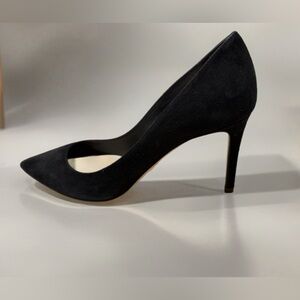 NEW! $1,200 Prada Classic Black Suede 85mm Pump Heels 36 6